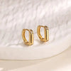 Wholesale Copper Woven Wheat Ear Earrings For Women Electroplated
