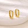 Wholesale Copper Woven Wheat Ear Earrings For Women Electroplated