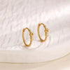 Wholesale Copper Woven Wheat Ear Earrings For Women Electroplated