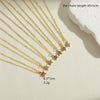 Wholesale Copper Zircon Fivepointed Star Pendant Necklace With Mixed Gem Inlay And Electroplating Treatment For Women
