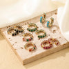 Wholesale Copper Zircon Inlay Women's Simple Light Luxury Earrings