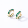Wholesale Copper Zircon Inlay Women's Simple Light Luxury Earrings