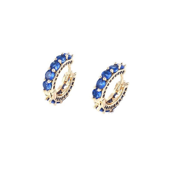 Wholesale Copper Zircon Inlay Women's Simple Light Luxury Earrings