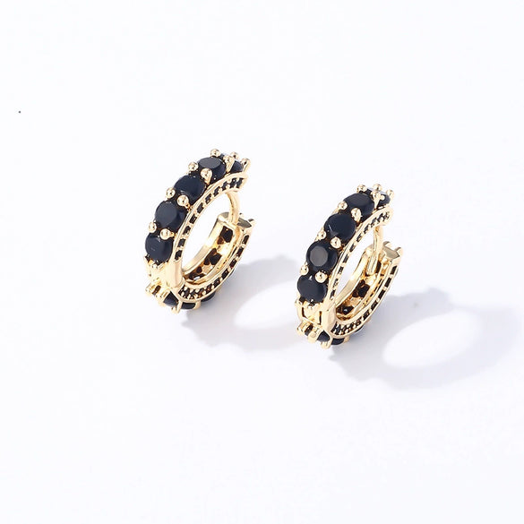 Wholesale Copper Zircon Inlay Women's Simple Light Luxury Earrings