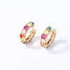 Wholesale Copper Zircon Inlay Women's Simple Light Luxury Earrings