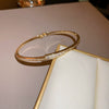 Wholesale Copper Zircon Letter Bracelet Gold Electroplated For Women Cool Style