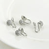 Wholesale Copper Zircon Mosquito Coil Antipain Ear Clip Electroplated Handmade Accessories