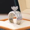 Wholesale Copper Zircon Rings With Geometric Style For Men And Women