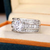 Wholesale Copper Zircon Rings With Geometric Style For Men And Women
