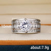 Wholesale Copper Zircon Rings With Geometric Style For Men And Women