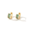 Wholesale Copper Zircon Threedimensional Simple Light Luxury Women's Earrings