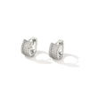 Wholesale Copper Zircon Threedimensional Simple Light Luxury Women's Earrings