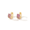 Wholesale Copper Zircon Threedimensional Simple Light Luxury Women's Earrings
