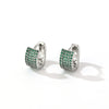 Wholesale Copper Zircon Threedimensional Simple Light Luxury Women's Earrings