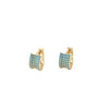 Wholesale Copper Zircon Threedimensional Simple Light Luxury Women's Earrings