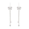 Wholesale Copper Zirconia Butterfly Style Women's Earrings