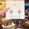 Wholesale Copper Zirconia Butterfly Style Women's Earrings