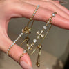 Wholesale Copper Zirconia Flower Cross Adjustable Women's Highend Niche Bracelet