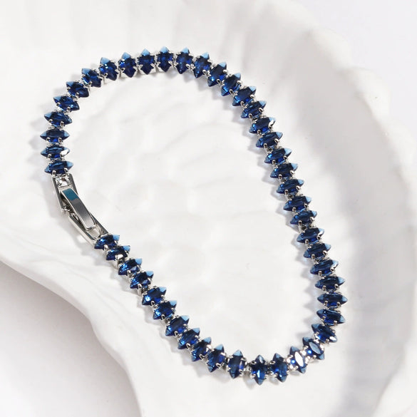 Wholesale Copper Zirconia Geometric Style Light Luxury Women's Bracelet