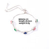 Wholesale Copper Zirconia Heart Shape And Leaves Wave Pattern Small And Fresh Style Women's Bracelet