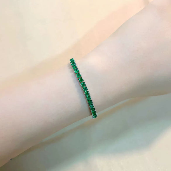 Wholesale Copper Zirconia Inlaid Luxury Simple Temperament Bracelet