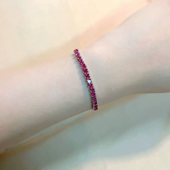 Wholesale Copper Zirconia Inlaid Luxury Simple Temperament Bracelet