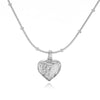 Wholesale Copper Zirconium Pleated Love Fivepointed Star Women's Necklace Bead Chain Clavicle Chain