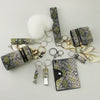 Wholesale Cosmetics Bag Luggage Accessories Artificial Leather Snake Pattern Oval Electroplated