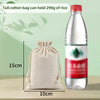 Wholesale Cotton And Linen Drawstring Cloth Bags With Thermal Transfer Printing Process
