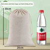 Wholesale Cotton And Linen Drawstring Cloth Bags With Thermal Transfer Printing Process