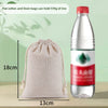 Wholesale Cotton And Linen Drawstring Cloth Bags With Thermal Transfer Printing Process