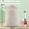 Wholesale Cotton And Linen Drawstring Cloth Bags With Thermal Transfer Printing Process