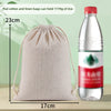 Wholesale Cotton And Linen Drawstring Cloth Bags With Thermal Transfer Printing Process