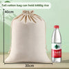 Wholesale Cotton And Linen Drawstring Cloth Bags With Thermal Transfer Printing Process