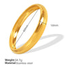 Wholesale Couple Bracelet 316L Stainless Steel Metal Texture Glazed Exaggerated Design Electroplated Simple Geometric Style Highend Women's Jewelry