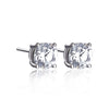 Wholesale Couple Earrings Sterling Silver 925 Geometric Pattern With Diamond Eight Heart Eight Arrows