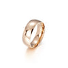 Wholesale Couple Jewelry Titanium Steel Geometric Ring Electroplated