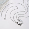 Wholesale Couple Necklace Alloy Geometric Handmade Yin Yang Tai Chi Bagua Fish Design Ochain
