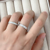 Wholesale Couple Pair Ring 925 Silver Angel Feather Style With Diamond Design