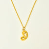 Wholesale Couple Pendant Titanium Steel Electroplated Gold With Heart Butterfly And Letter Number Text Patterns For Women