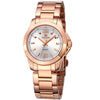 Wholesale Couple Quartz Watches Alloy Case Coated Glass Mirror Belt And Metal Strap Hollow Band Round Dial Leisure Style