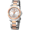 Wholesale Couple Quartz Watches Alloy Case Coated Glass Mirror Belt And Metal Strap Hollow Band Round Dial Leisure Style