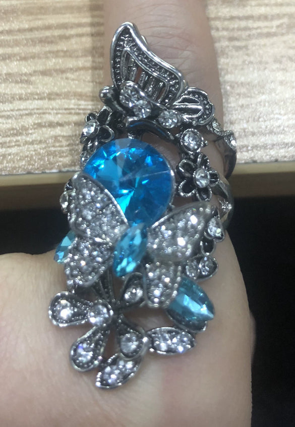 Wholesale Couple Ring Copper Gold Plated Flower Design