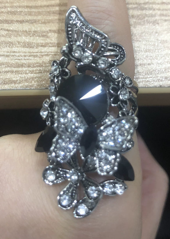 Wholesale Couple Ring Copper Gold Plated Flower Design