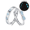 Wholesale Couple Ring S925 Silver Rhombus Bowshaped Electroplated Jewelry