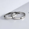Wholesale Couple Ring S925 Sterling Silver Electroplated Sun Moon And Stars Design