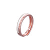 Wholesale Couple Ring S925 Sterling Silver Geometric Electroplating Design