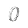 Wholesale Couple Ring S925 Sterling Silver Geometric Electroplating Design