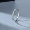 Wholesale Couple Ring S925 Sterling Silver Geometric Open Mouth Design Electroplated