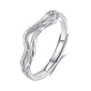 Wholesale Couple Ring 925 Silver Fluorescent Flower Spray Branches Electroplated
